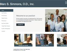 Tablet Screenshot of marcsimmonsod.com